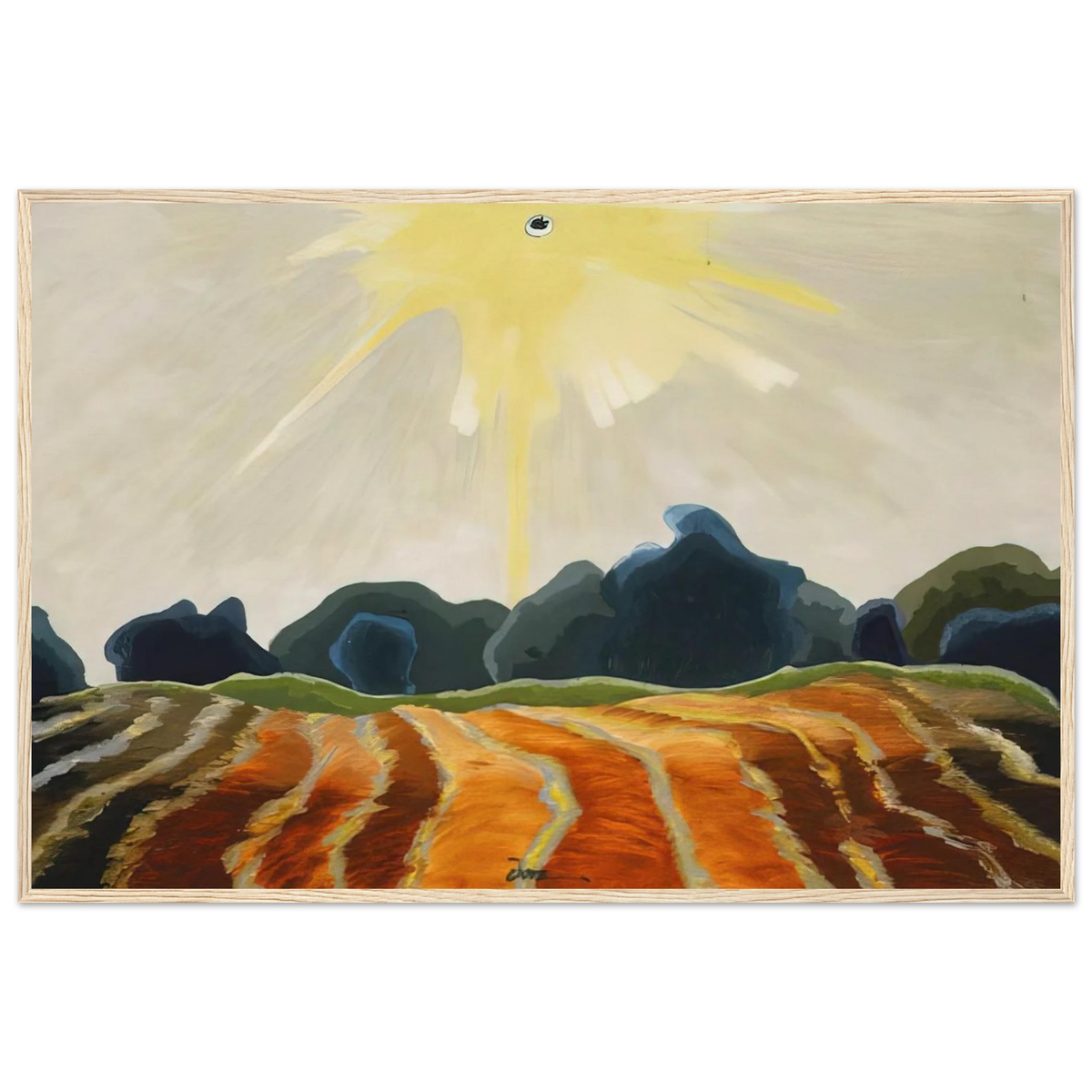 Morning Sun - 1935 Framed Poster | Arthur Dove Framed Prints Wall Art | Arthur Dove Shop