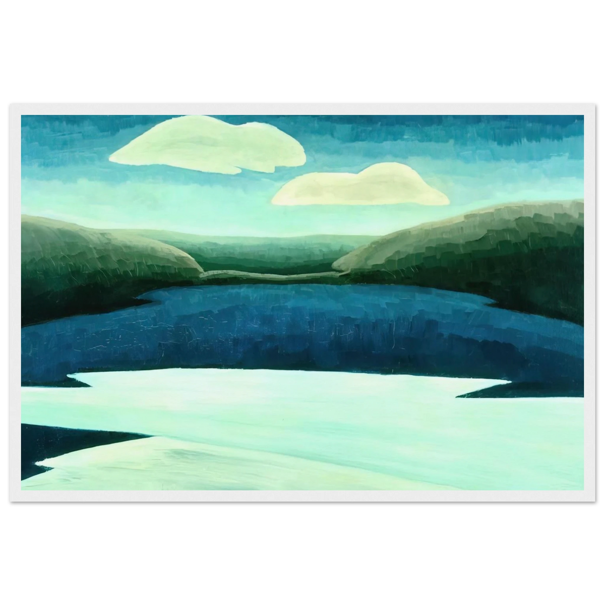 Ice and Clouds - 1931 Framed Poster | Arthur Dove Framed Prints Wall Art | Arthur Dove Shop