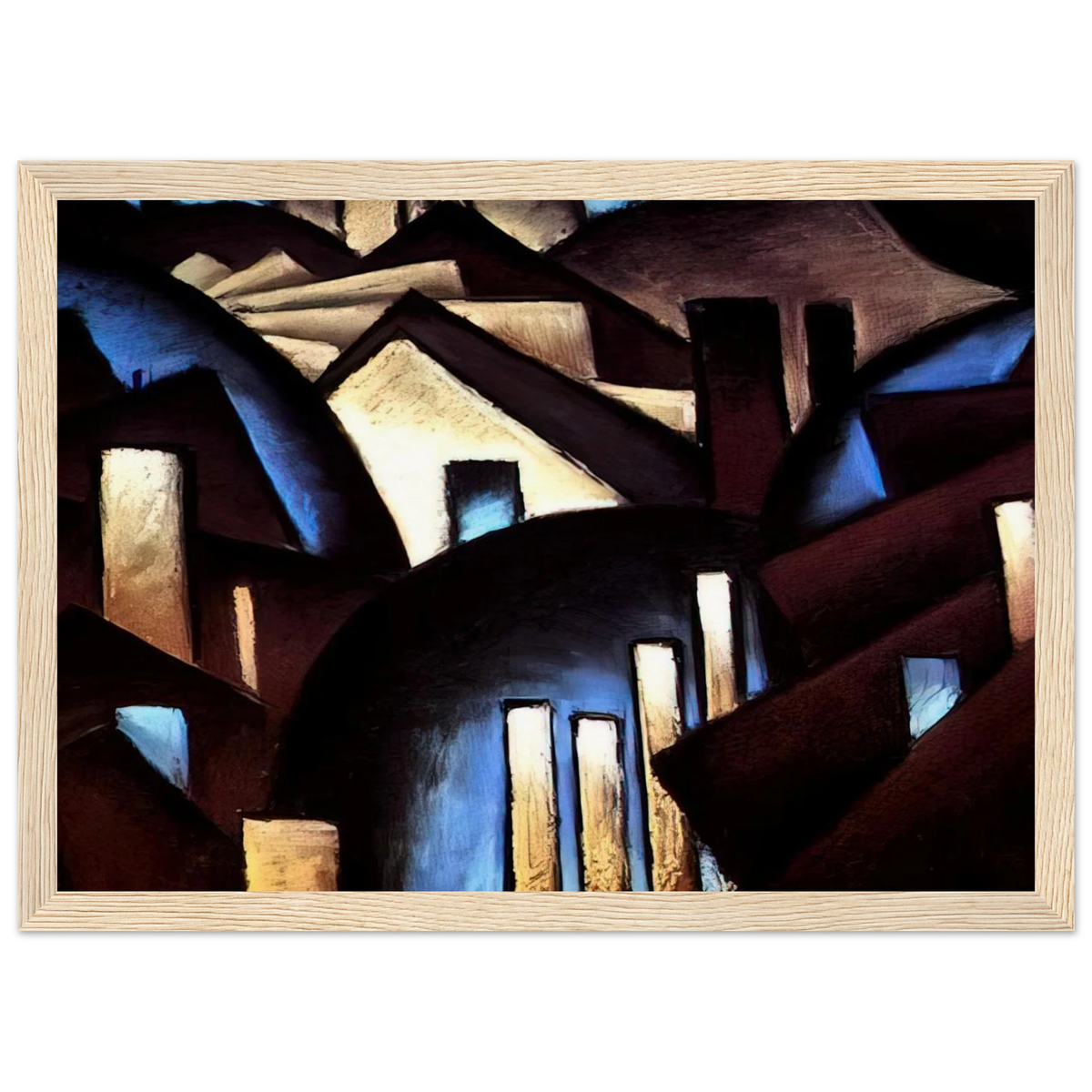 Nature Symbolized or Reefs - 1924 Framed Poster | Arthur Dove Framed Prints Wall Art | Arthur Dove Shop