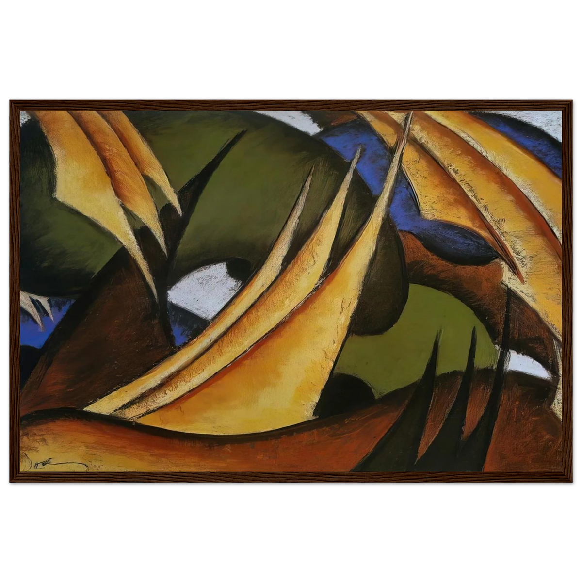 Sails - 1912 Framed Poster | Arthur Dove Framed Prints Wall Art | Arthur Dove Shop