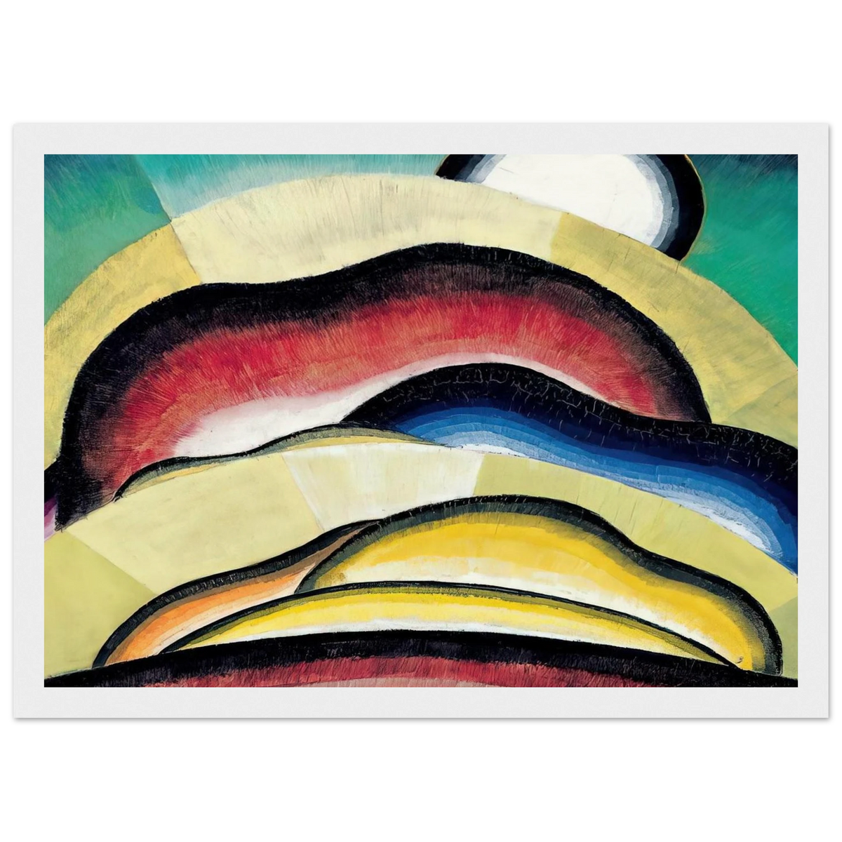 Sunrise - 1924 Framed Poster | Arthur Dove Framed Prints Wall Art | Arthur Dove Shop