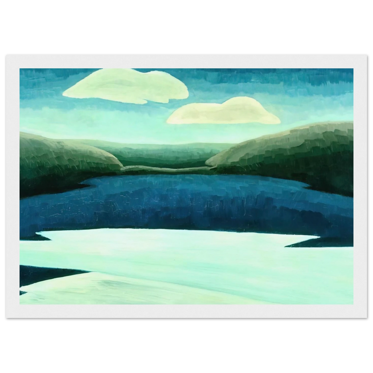 Ice and Clouds - 1931 Framed Poster | Arthur Dove Framed Prints Wall Art | Arthur Dove Shop