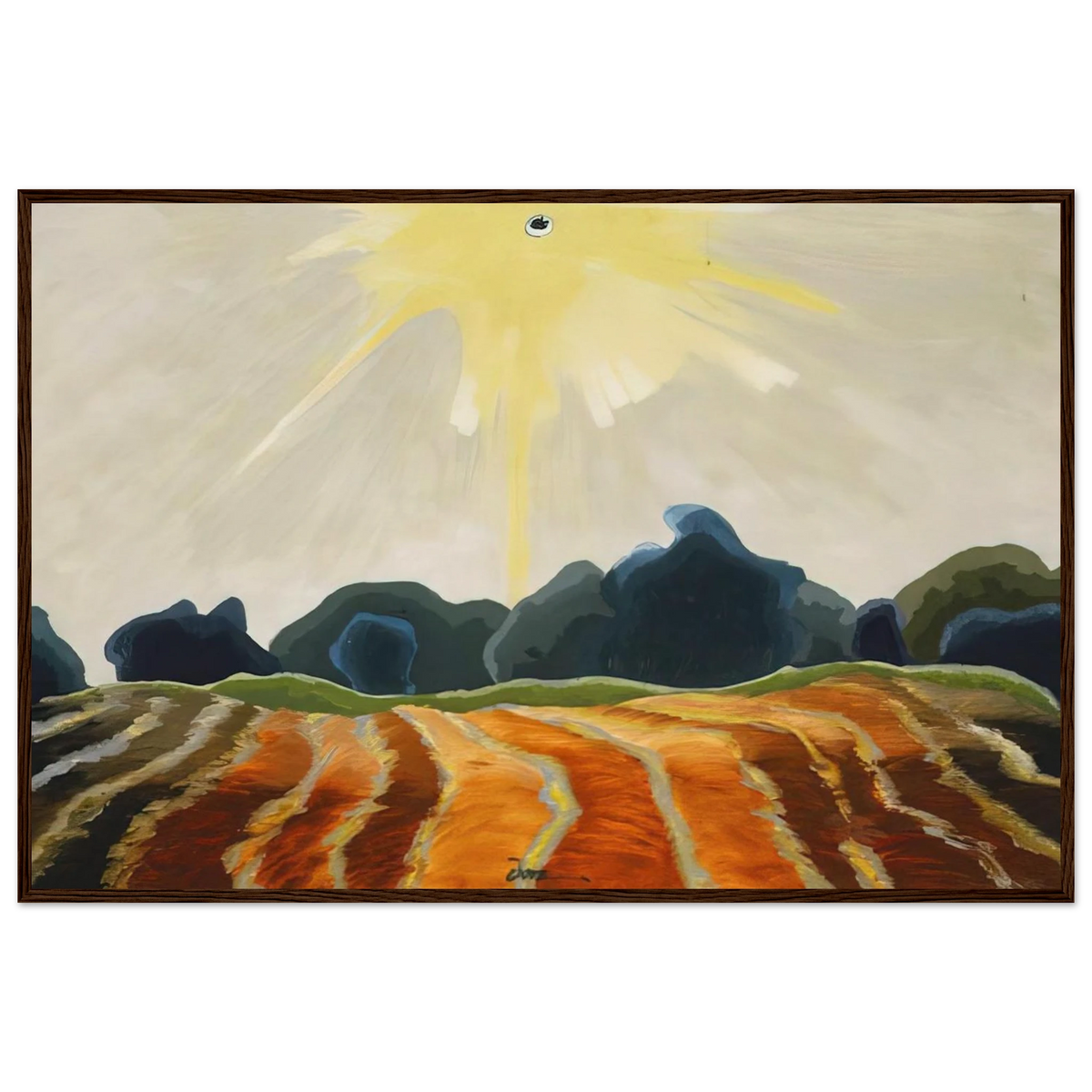 Morning Sun - 1935 Framed Poster | Arthur Dove Framed Prints Wall Art | Arthur Dove Shop