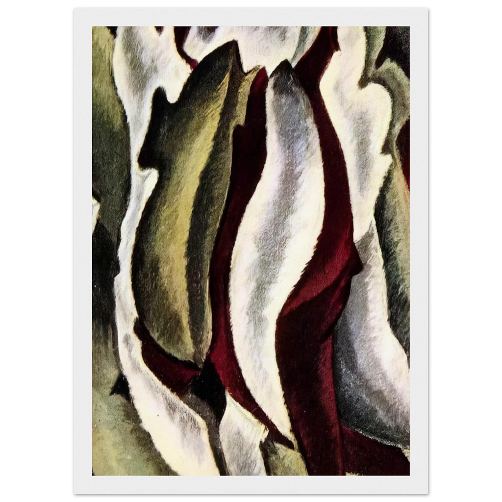 Based on Leaf Forms and Spaces - 1912 Framed Poster | Arthur Dove Framed Prints Wall Art | Arthur Dove Shop