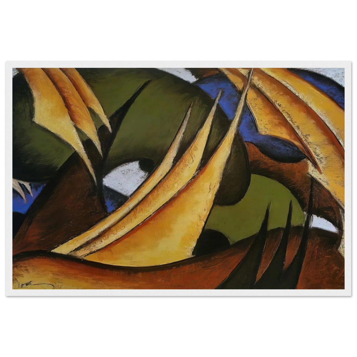 Sails - 1912 Framed Poster | Arthur Dove Framed Prints Wall Art | Arthur Dove Shop