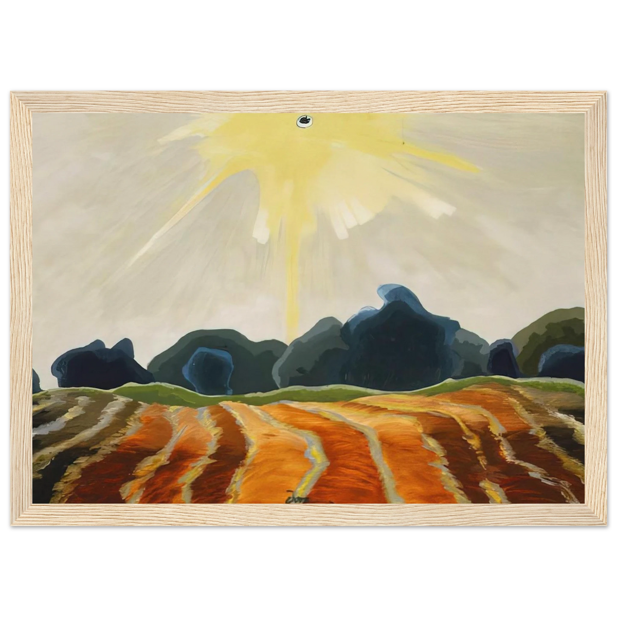 Morning Sun - 1935 Framed Poster | Arthur Dove Framed Prints Wall Art | Arthur Dove Shop