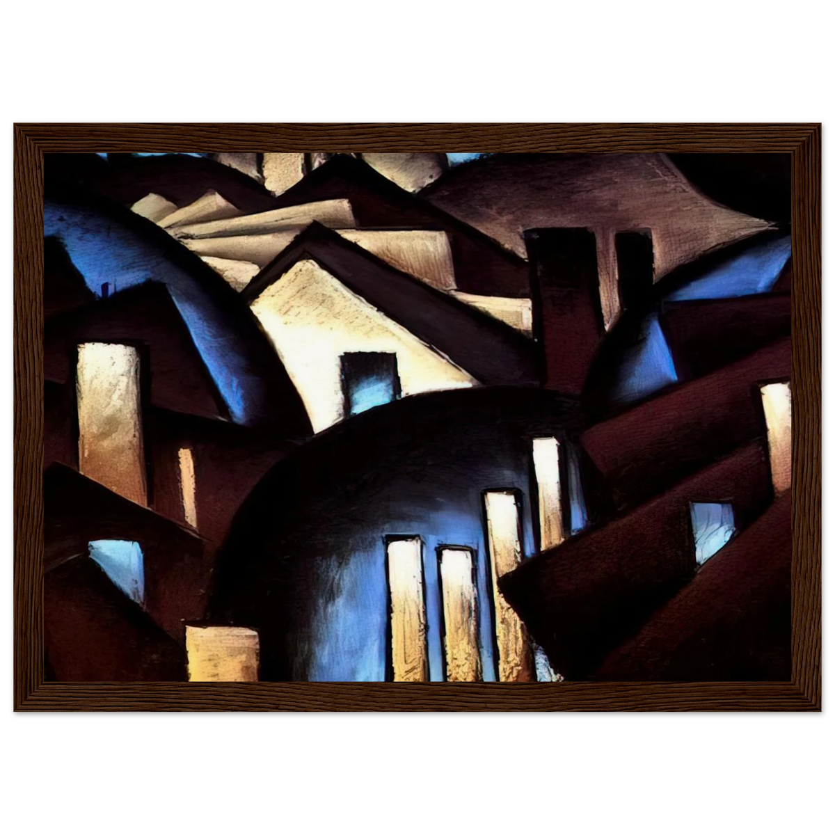 Nature Symbolized or Reefs - 1924 Framed Poster | Arthur Dove Framed Prints Wall Art | Arthur Dove Shop