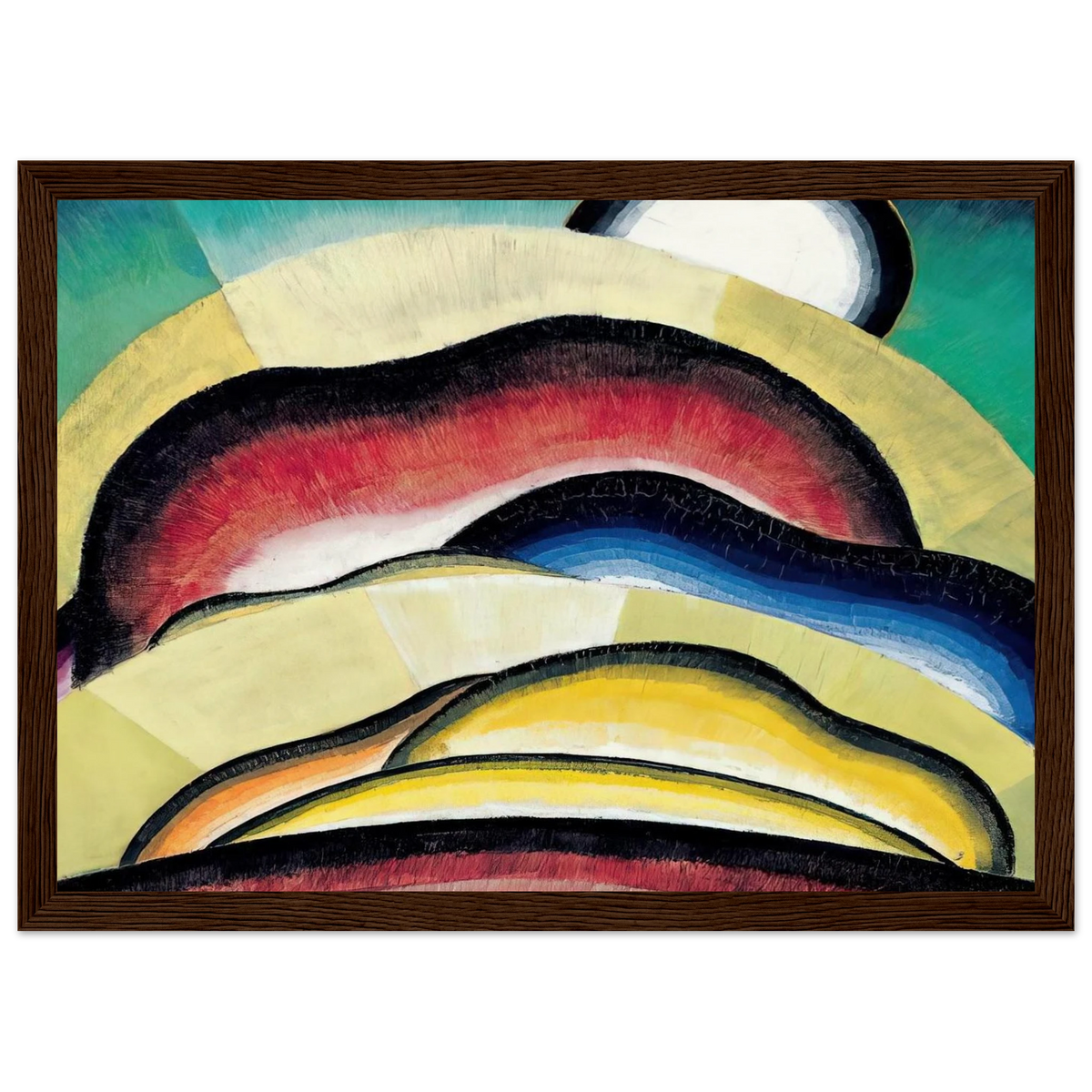 Sunrise - 1924 Framed Poster | Arthur Dove Framed Prints Wall Art | Arthur Dove Shop