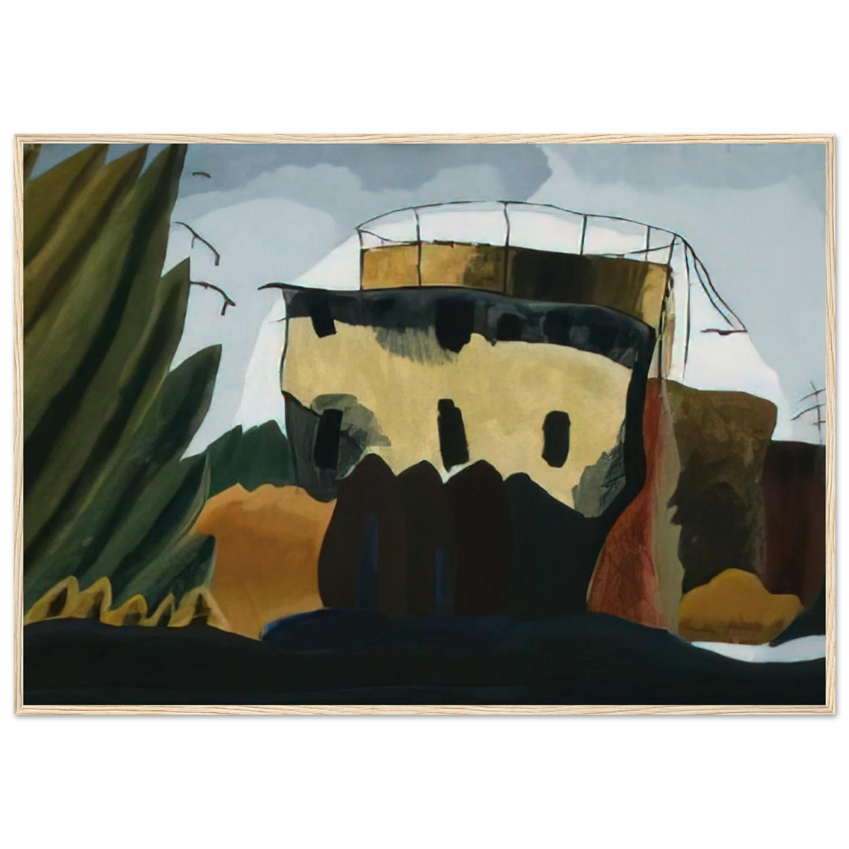 Tanks - 1938 Framed Poster | Arthur Dove Framed Prints Wall Art | Arthur Dove Shop