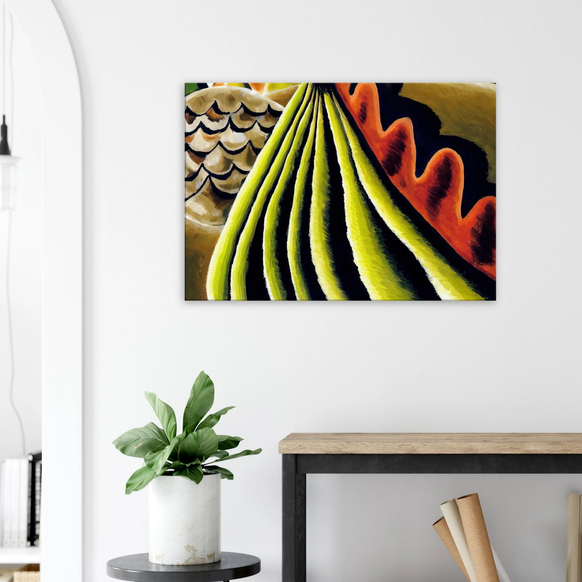 Fields of Grain as Seen from Train - 1931 Canvas | Arthur Dove Canvas | Arthur Dove Shop