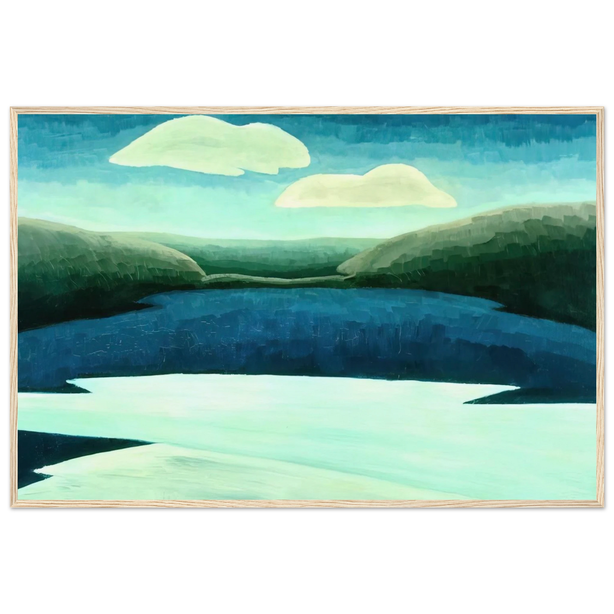 Ice and Clouds - 1931 Framed Poster | Arthur Dove Framed Prints Wall Art | Arthur Dove Shop