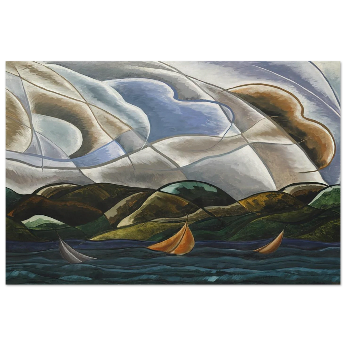 Clouds and Water - 1930 Poster | Arthur Dove Poster | Arthur Dove Shop