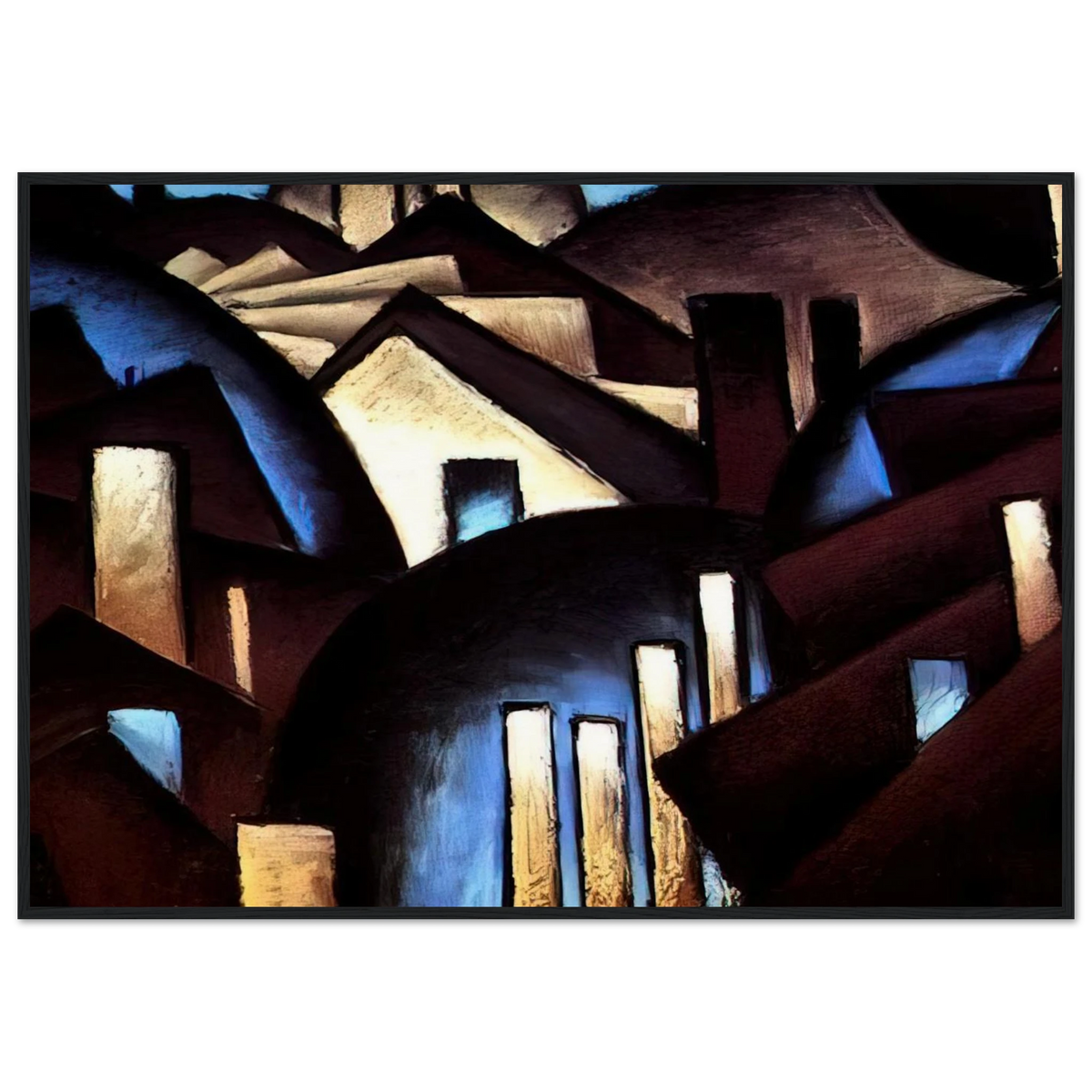 Nature Symbolized or Reefs - 1924 Framed Poster | Arthur Dove Framed Prints Wall Art | Arthur Dove Shop