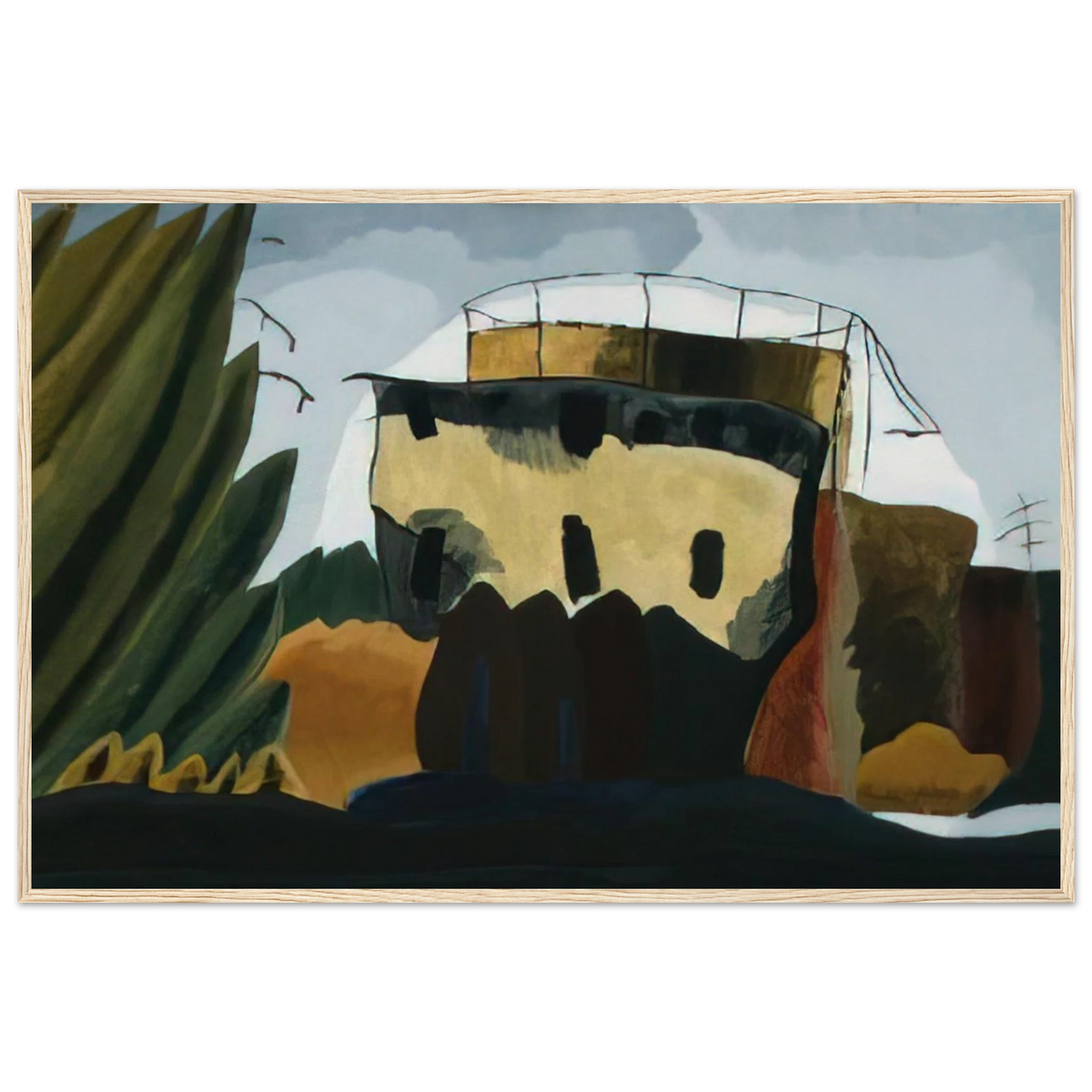 Tanks - 1938 Framed Poster | Arthur Dove Framed Prints Wall Art | Arthur Dove Shop