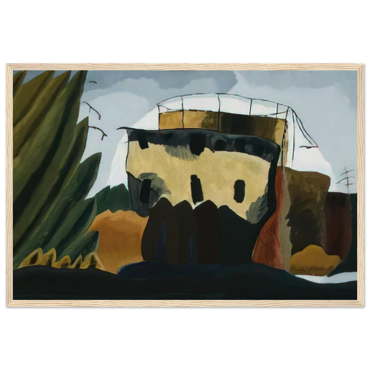 Tanks - 1938 Framed Poster | Arthur Dove Framed Prints Wall Art | Arthur Dove Shop