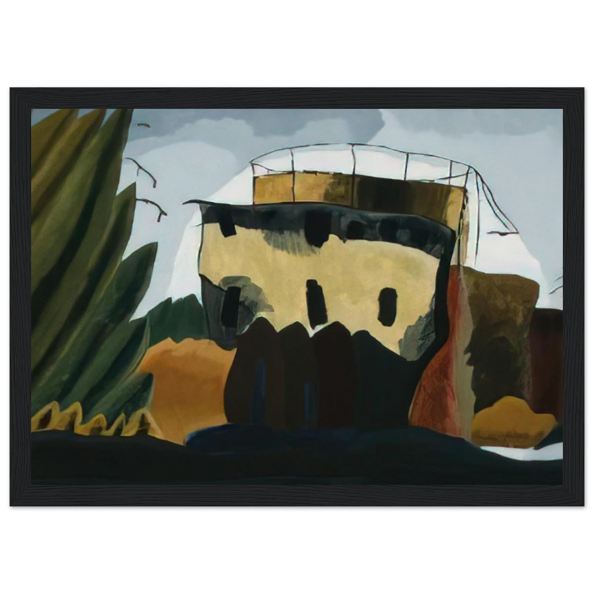 Tanks - 1938 Framed Poster | Arthur Dove Framed Prints Wall Art | Arthur Dove Shop