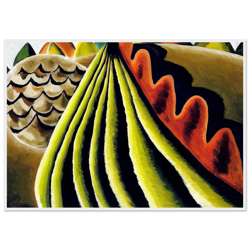 Fields of Grain as Seen from Train - 1931 Framed Poster | Arthur Dove Framed Prints Wall Art | Arthur Dove Shop
