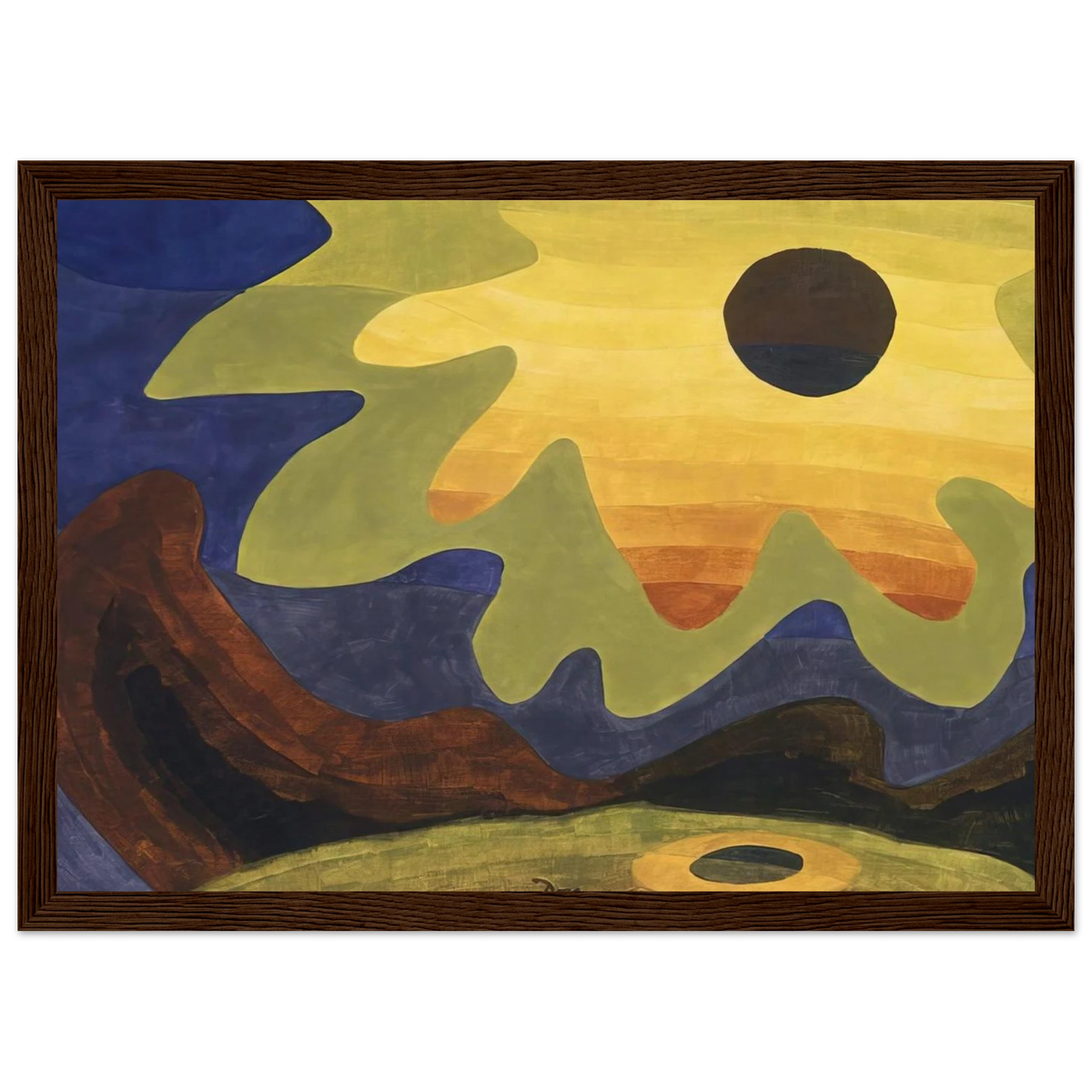 Sun - 1943 Framed Poster | Arthur Dove Framed Prints Wall Art | Arthur Dove Shop