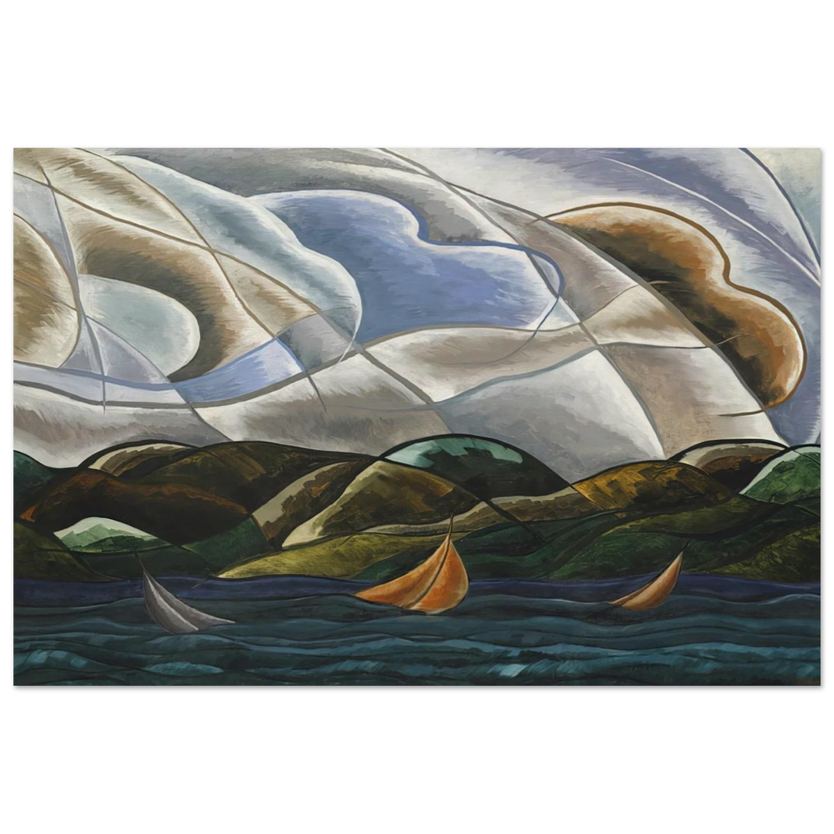 Clouds and Water - 1930 Poster | Arthur Dove Poster | Arthur Dove Shop