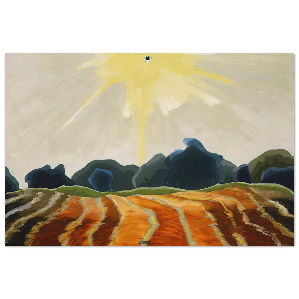 Morning Sun - 1935 Poster | Arthur Dove Poster | Arthur Dove Shop