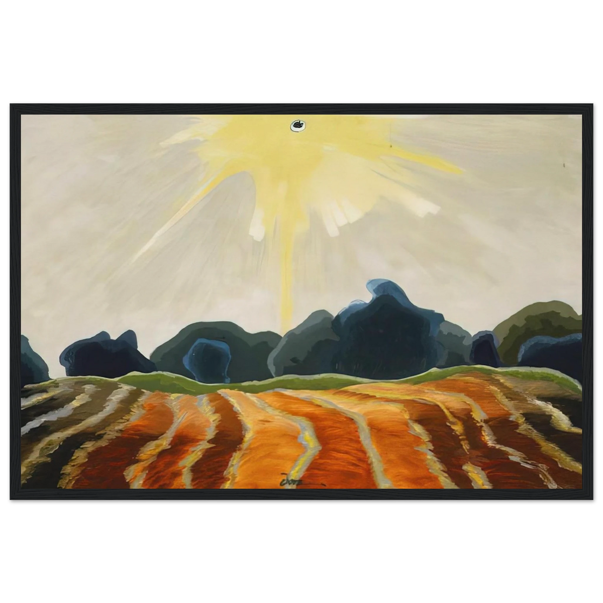Morning Sun - 1935 Framed Poster | Arthur Dove Framed Prints Wall Art | Arthur Dove Shop