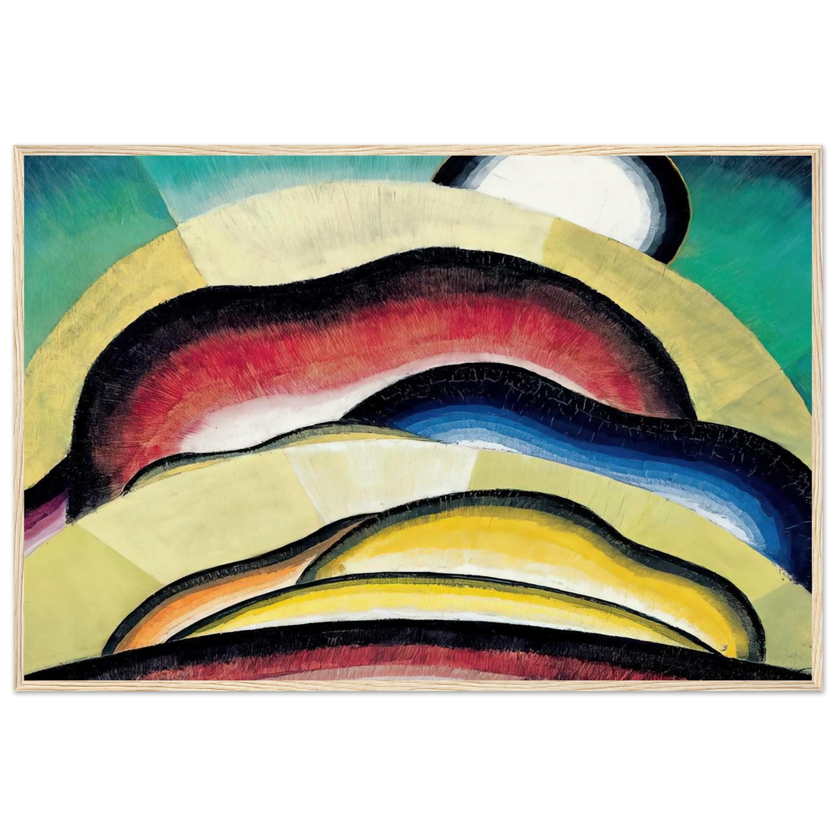 Sunrise - 1924 Framed Poster | Arthur Dove Framed Prints Wall Art | Arthur Dove Shop
