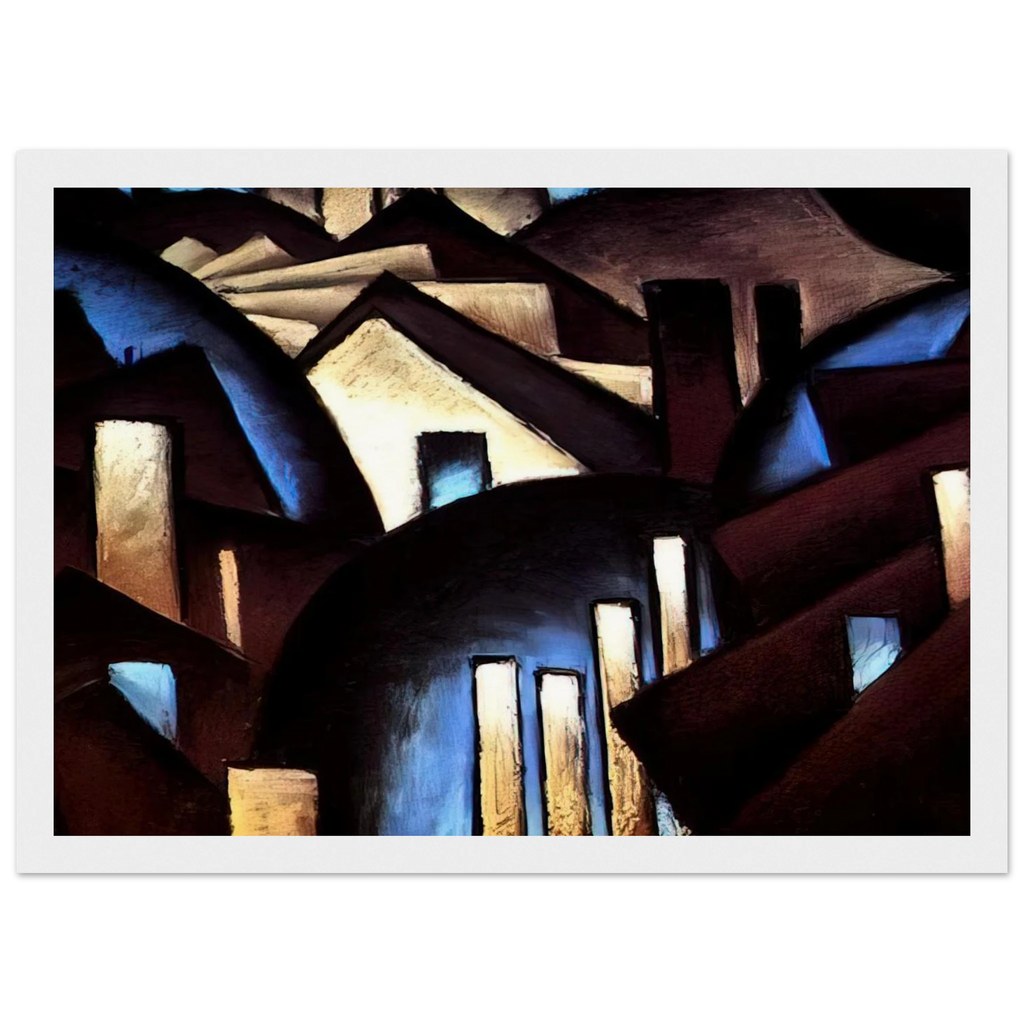 Nature Symbolized or Reefs - 1924 Framed Poster | Arthur Dove Framed Prints Wall Art | Arthur Dove Shop