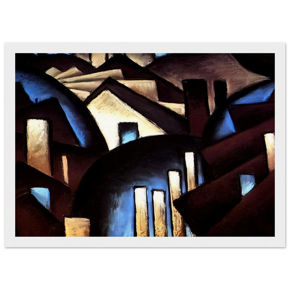 Nature Symbolized or Reefs - 1924 Framed Poster | Arthur Dove Framed Prints Wall Art | Arthur Dove Shop