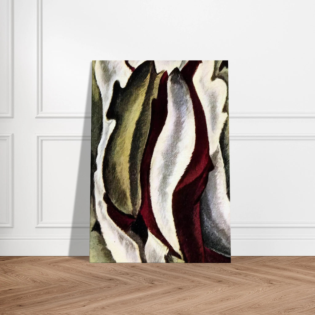 Based on Leaf Forms and Spaces - 1912 Canvas | Arthur Dove Canvas | Arthur Dove Shop