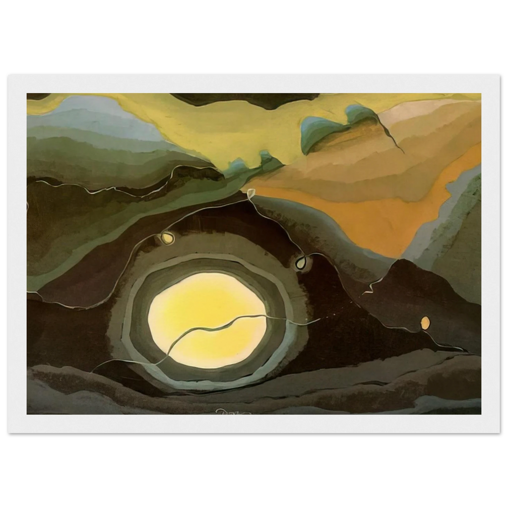 Me and the Moon - 1937 Framed Poster | Arthur Dove Framed Prints Wall Art | Arthur Dove Shop