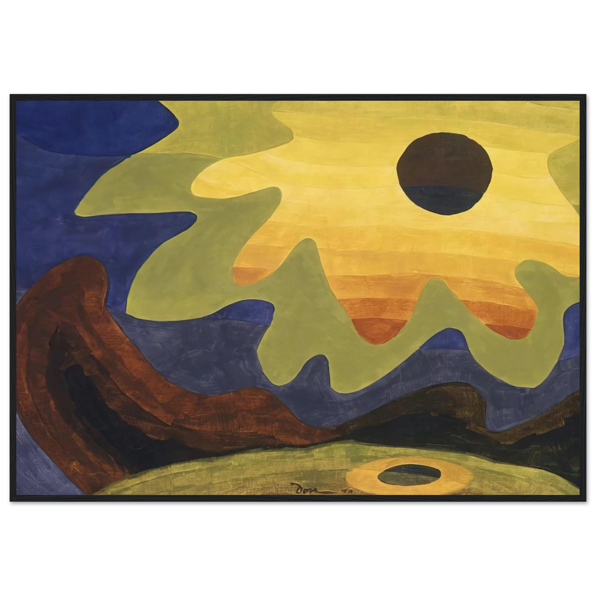 Sun - 1943 Framed Poster | Arthur Dove Framed Prints Wall Art | Arthur Dove Shop