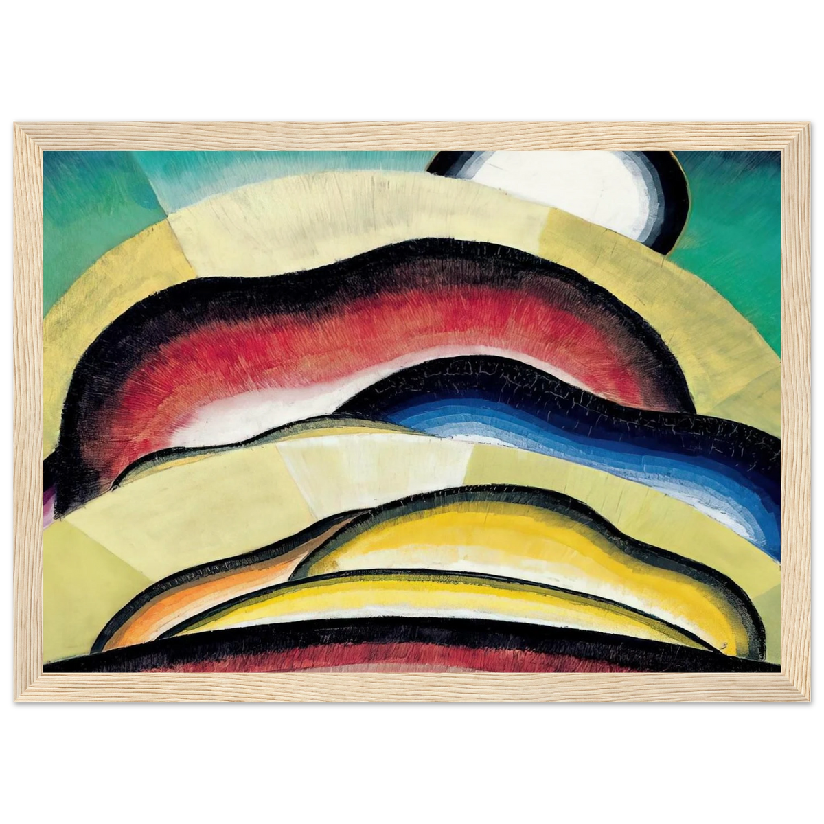 Sunrise - 1924 Framed Poster | Arthur Dove Framed Prints Wall Art | Arthur Dove Shop