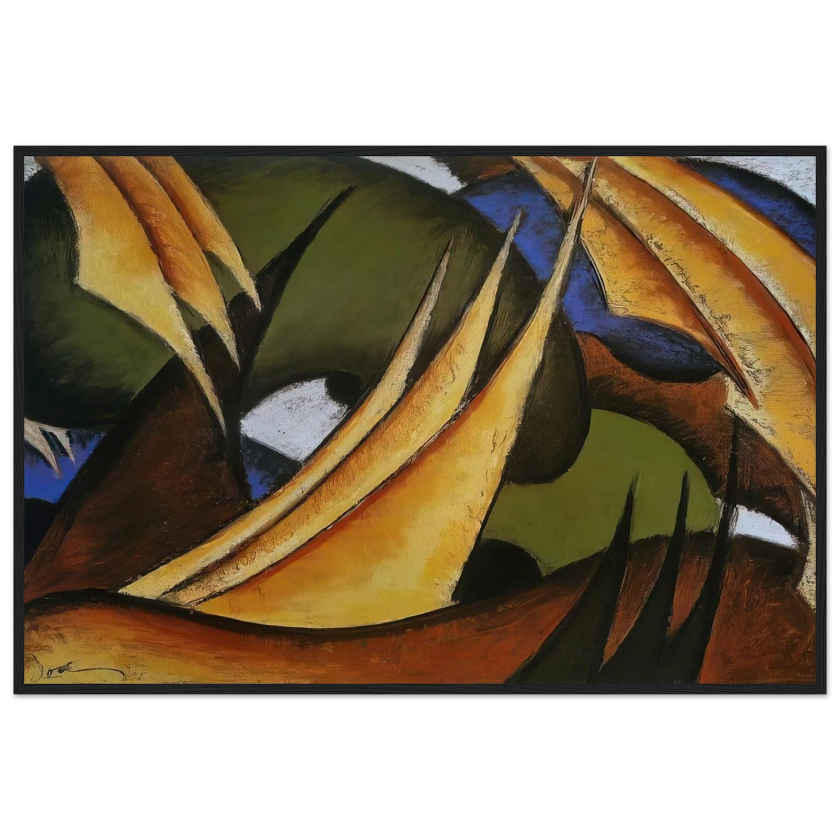 Sails - 1912 Framed Poster | Arthur Dove Framed Prints Wall Art | Arthur Dove Shop