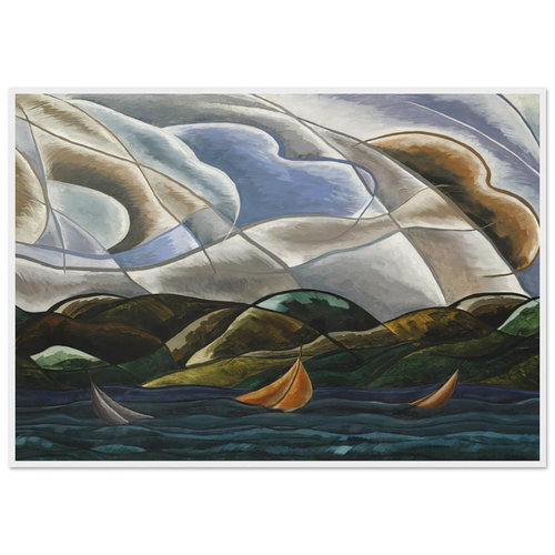 Clouds and Water - 1930 Framed Poster | Arthur Dove Framed Prints Wall Art | Arthur Dove Shop