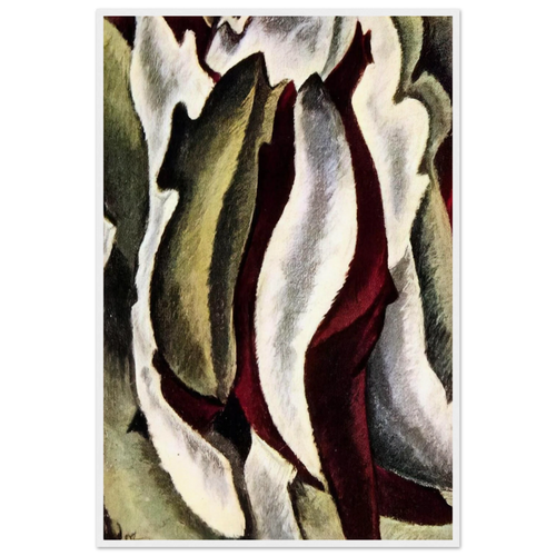 Based on Leaf Forms and Spaces - 1912 Framed Poster | Arthur Dove Framed Prints Wall Art | Arthur Dove Shop