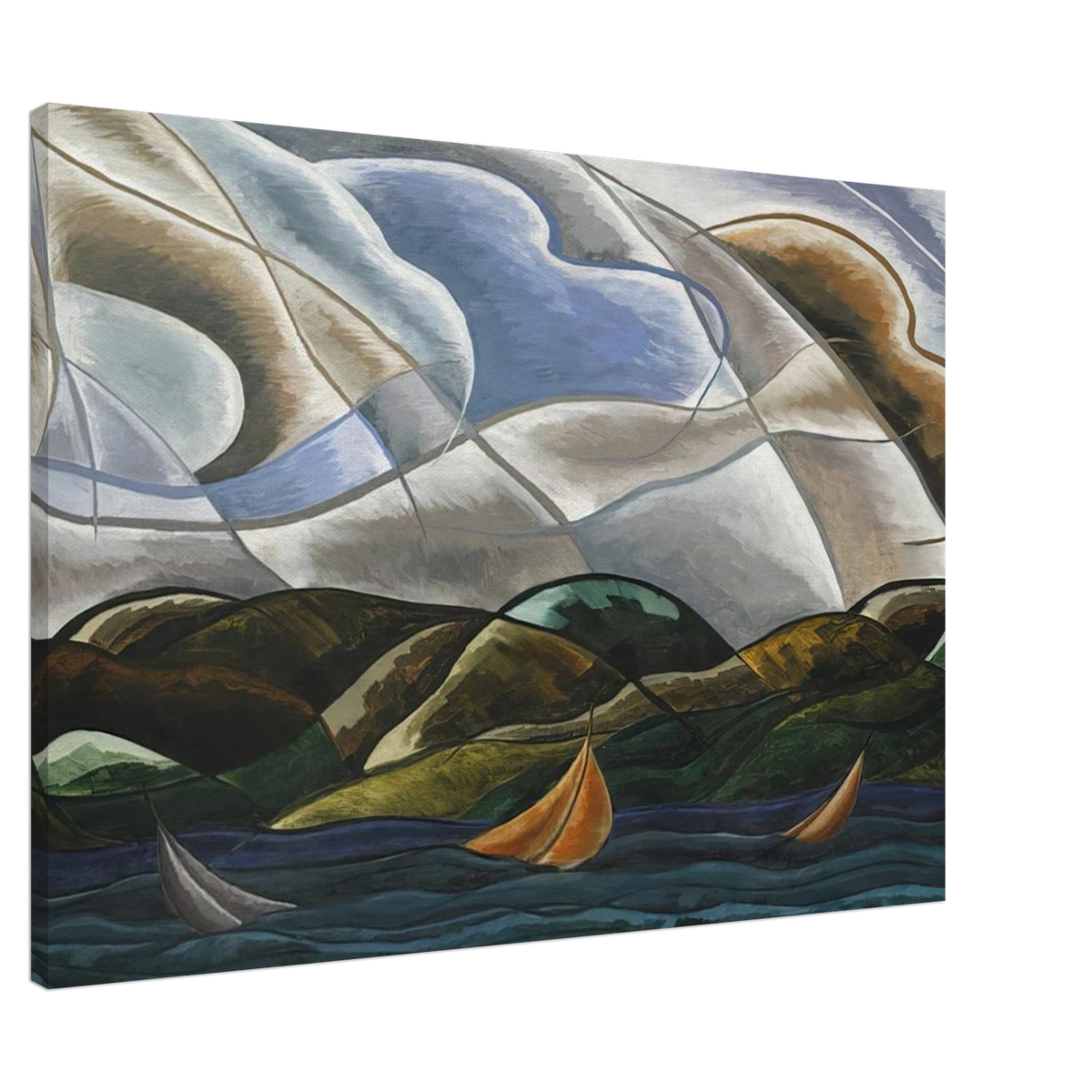 Clouds and Water - 1930 Canvas | Arthur Dove Canvas | Arthur Dove Shop