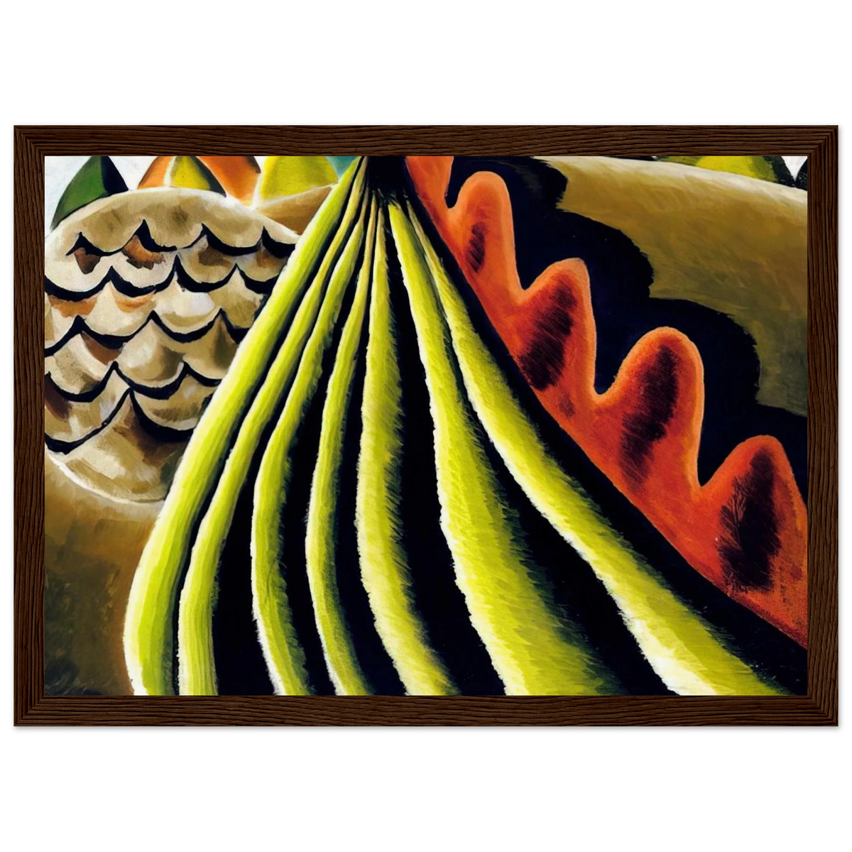 Fields of Grain as Seen from Train - 1931 Framed Poster | Arthur Dove Framed Prints Wall Art | Arthur Dove Shop