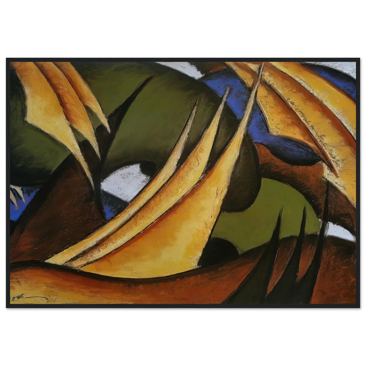 Sails - 1912 Framed Poster | Arthur Dove Framed Prints Wall Art | Arthur Dove Shop