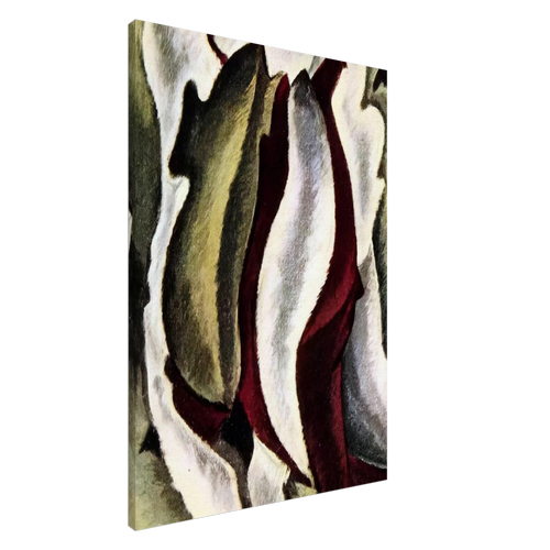 Based on Leaf Forms and Spaces - 1912 Canvas | Arthur Dove Canvas | Arthur Dove Shop