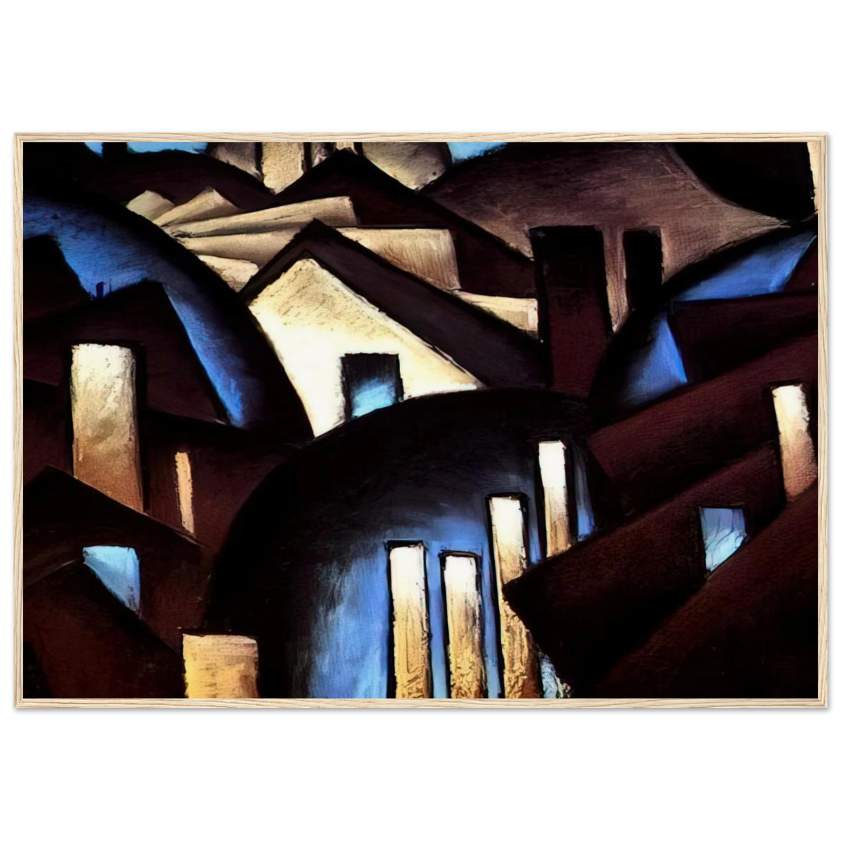 Nature Symbolized or Reefs - 1924 Framed Poster | Arthur Dove Framed Prints Wall Art | Arthur Dove Shop