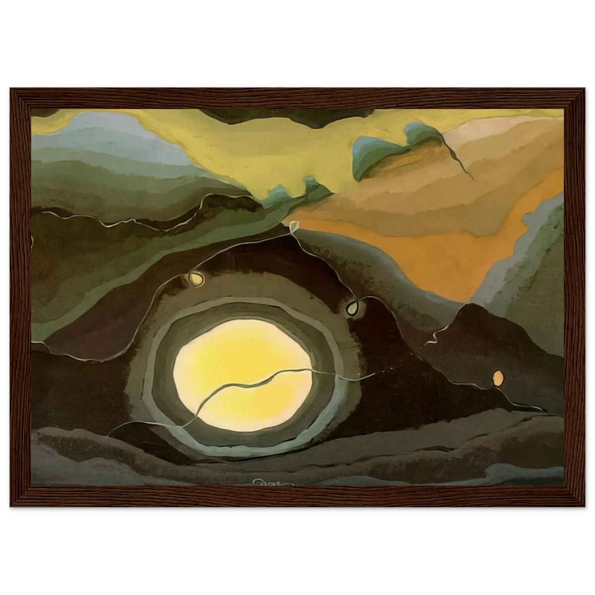 Me and the Moon - 1937 Framed Poster | Arthur Dove Framed Prints Wall Art | Arthur Dove Shop